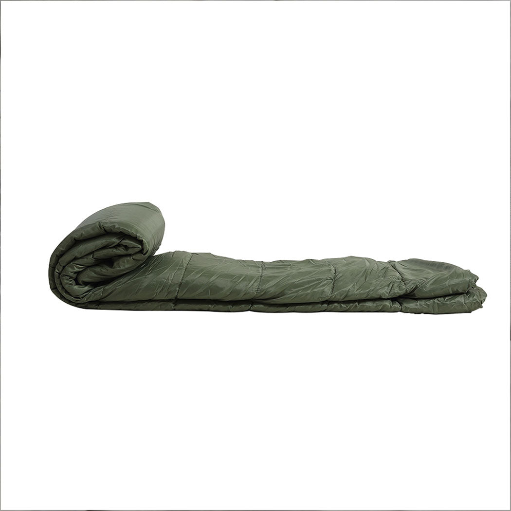 Mountview Sleeping Bag Double Bags Outdoor Army Green