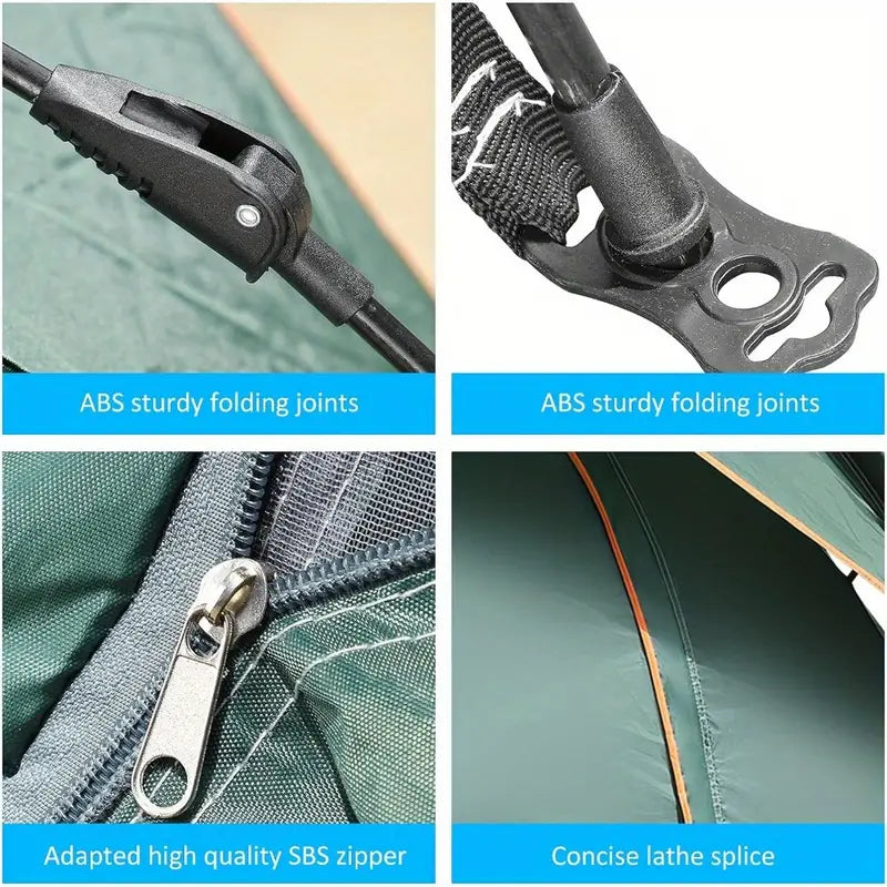 Waterproof Oval Pop-Up Camping Tent