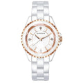 NAKZEN Ladies Ceramic Quartz Watch Women New Fashion Analog Waterproof Diamond Wristwatches For Gifts Clock Relojes Mujer 1012