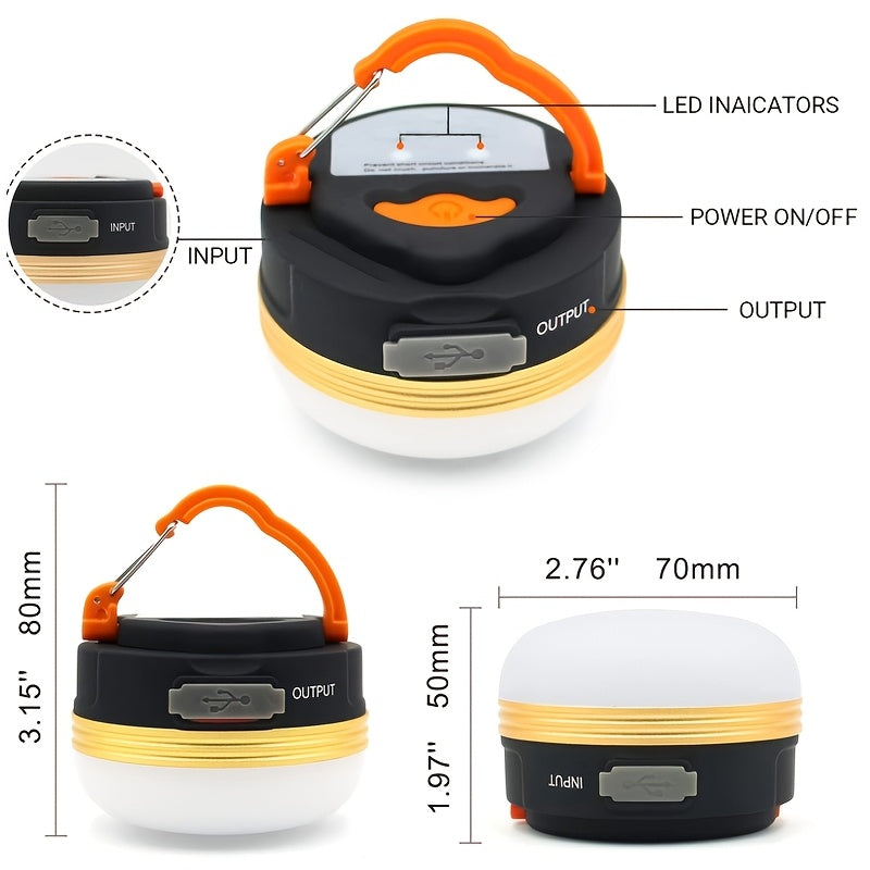 LED Camping Lantern – Rechargeable Portable Tent Light