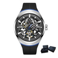 MINBER Skeleton Dial Mechanical Watches for Men Luxury Automatic Movement Sports Wristwatches Waterproof Reloj Hombre 6004G-3