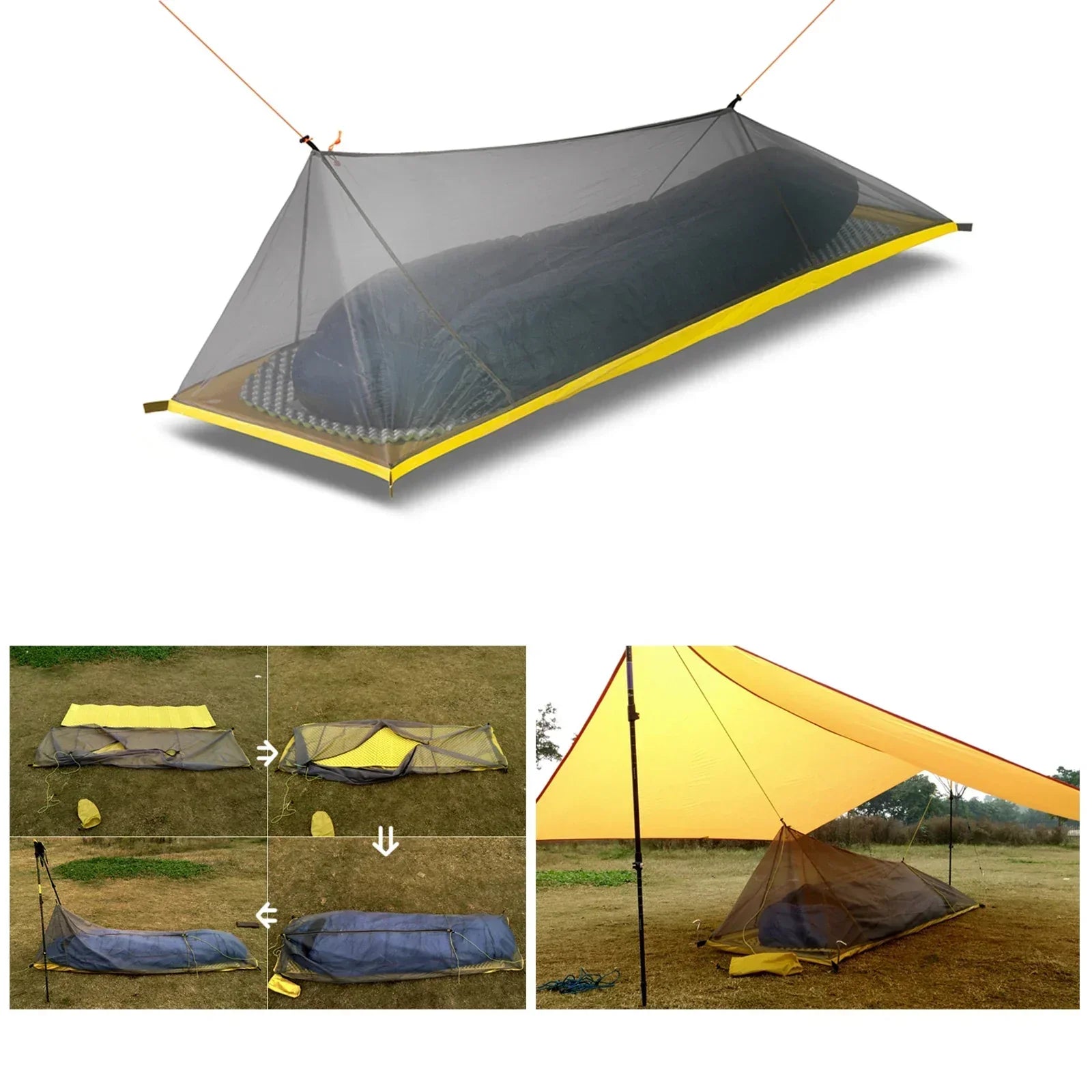 Summer Mesh Outdoor Camping Tent – 3 Season