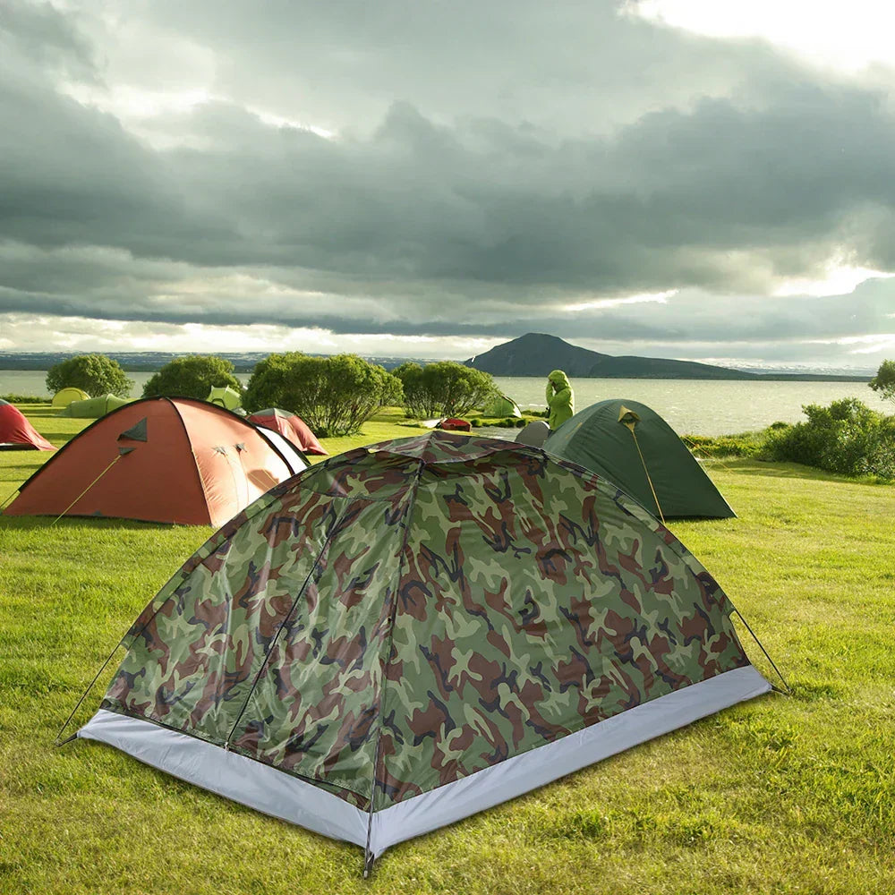 2 Person Camouflage Camping Tent
