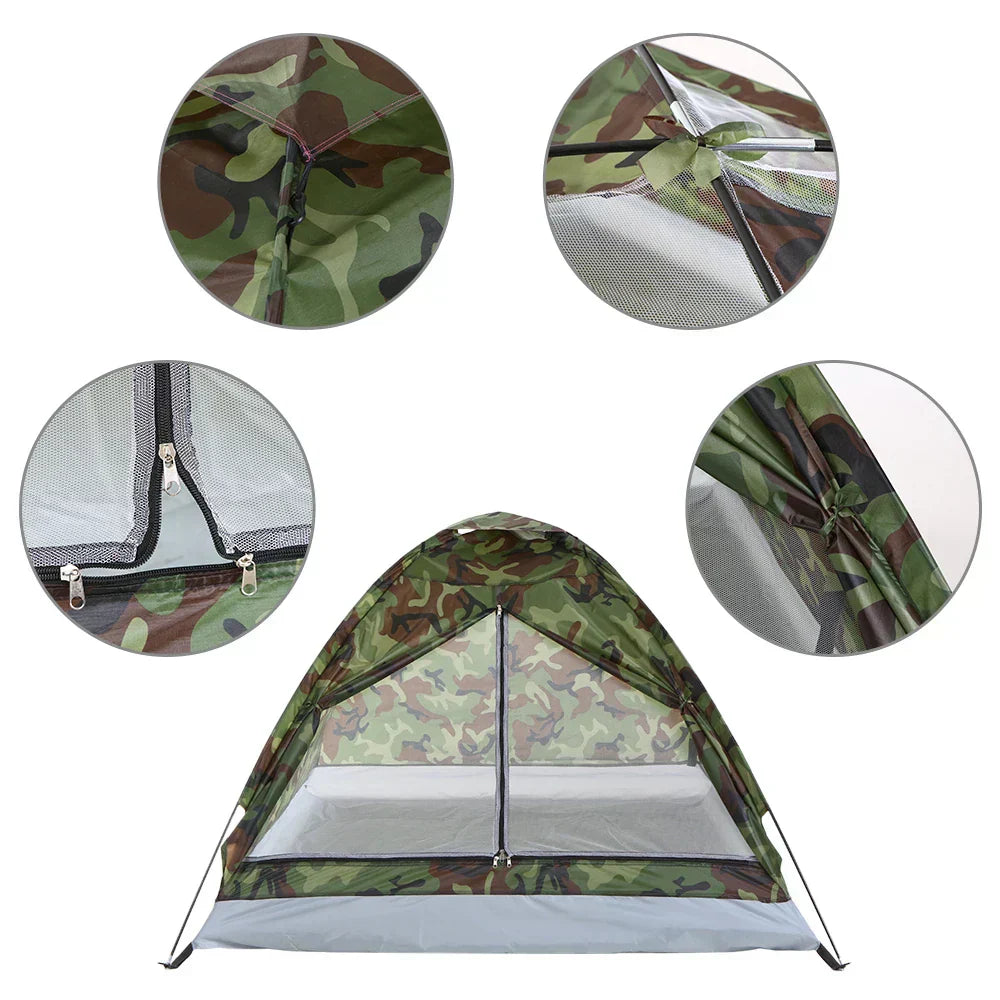2 Person Camouflage Camping Tent