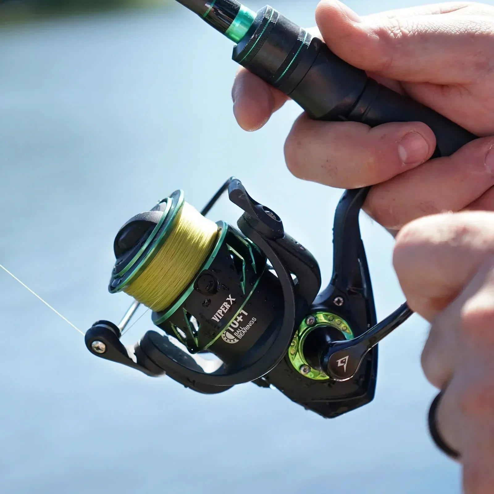 Spinning Fishing Reel 4000 Series High-Speed – Green