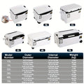 Slip-Resistant Fishing Cooler Box with Bait Compartment (32L)