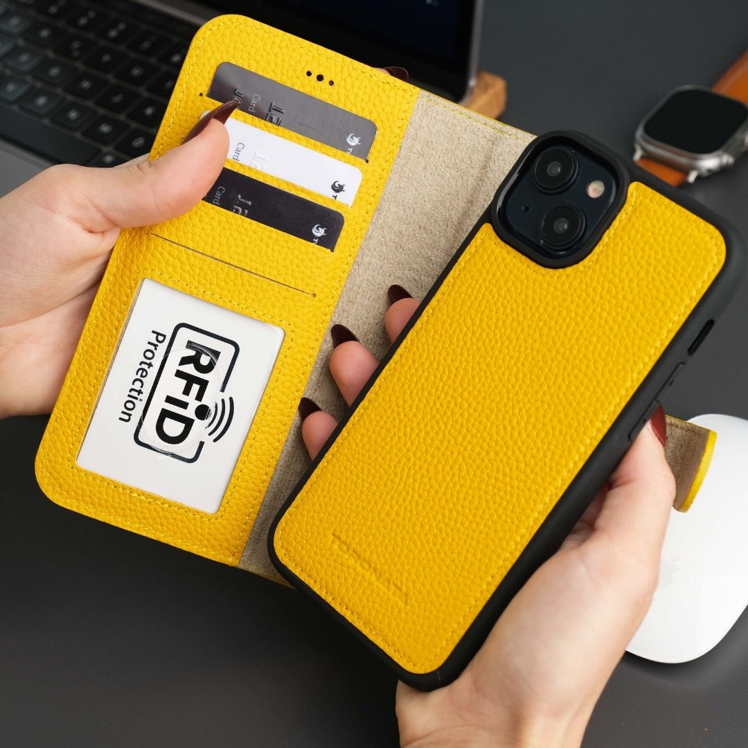 Casper iPhone 17 Air Leather Wallet Case – MagSafe Compatible-12
