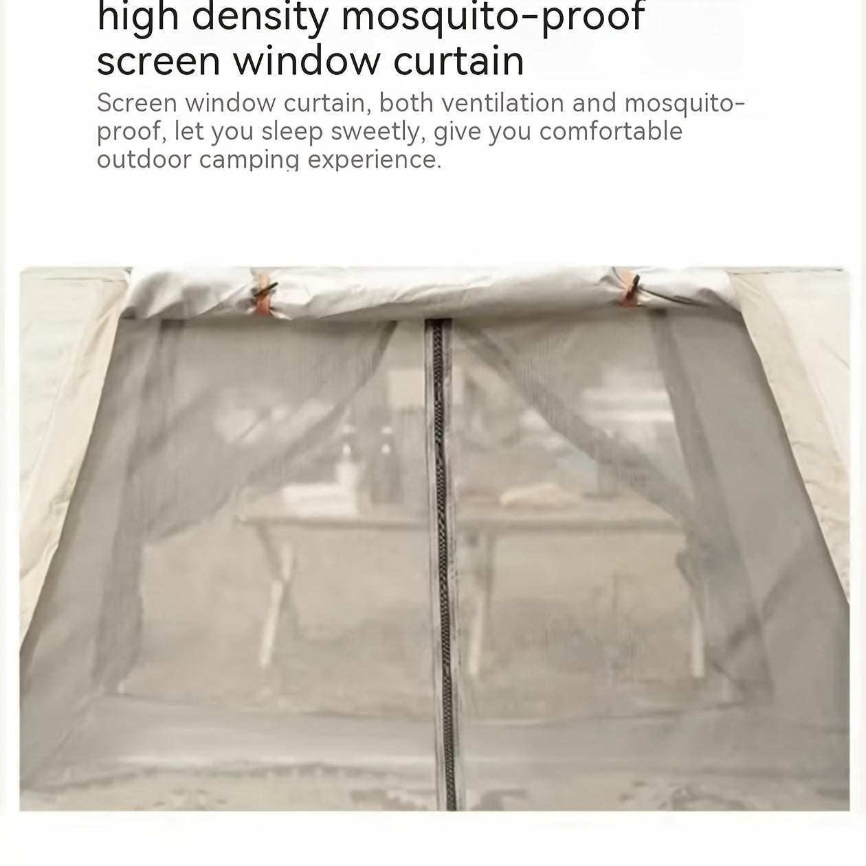 8-Person Family Camping Tent with Canopy