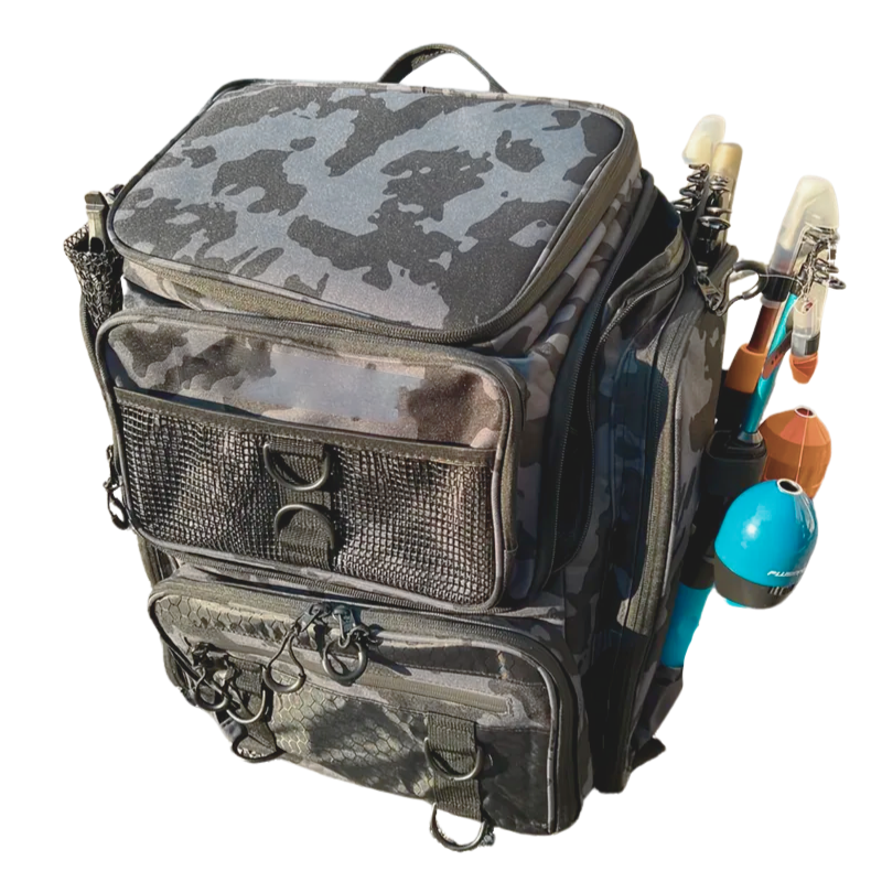 42L Fishing Backpack with Rod Holder